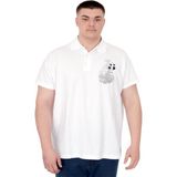 Mode XL U25302 Sail Boat Beyaz Polo Erkek T-shirt
