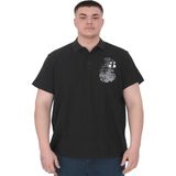 Mode XL U25302 Sail Boat Siyah Polo Erkek T-shirt