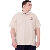 Mode XL U25305 Bej Pike Polo Yaka Erkek T-shirt