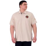 Mode XL U25306 Bej Pike Polo Yaka Erkek T-shirt