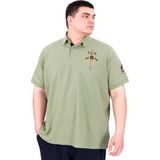 Mode XL U25307 Çağla Yeşili Polo Yaka Erkek T-shirt