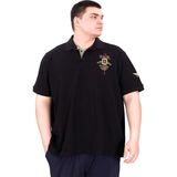 Mode XL U25307 Siyah Polo Yaka Erkek T-shirt
