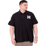 Mode XL U25312 H Brouded Siyah Polo Yaka Erkek T-shirt