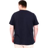 Mode XL U25501 Lacivert Parçalı Erkek T-shirt