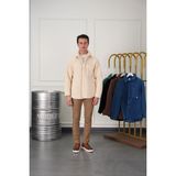 Modefendicom Oversize Peluş Mont - Beyaz