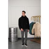 Modefendicom Oversize Peluş Mont - Siyah
