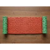 Model 048 - Evler Deboss & Emboss İkili Set - Polimer Kil Doku Oklavası / Seramik Çamuru Rulosu