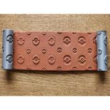 Model 065 -Deboss & Emboss İkili Set - Pokemon Topu - Polimer Kil Seramik Doku Oklavası