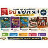 Model 3. ve 4. Sınıf Eğitici Hikâye Seti – 5'li Dev Kutu Set | Fen, Tarih, Meslek ve Spor Temalı Öyküler