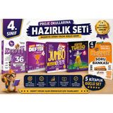 Model 4. Sınıf Proje Okullarına Hazırlık 5'li Eğitim Seti | Keşfet + Akıllı Defter + Jumbo Deneme + Süper Turbo + Soru Bankası
