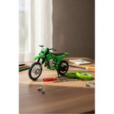 Model Cross Yeşil Motorsiklet Sök Tak Tekerlekli 1:18 Ölçek 3+ Yaş