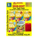 Model Eğitim 3. Sınıf Şahane Tatil Kitabı Seti Tüm Dersler Yaz Seti 7 Parça Karne Kılıfı Tablet Kalem
