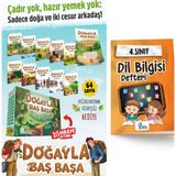 Model Eğitim Yayıncılık 4.sınıf Doğayla Baş Başa Hikaye Seti 10 Kitap ve Dil Bilgisi Defteri