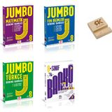 Model Eğitim Yayıncılık Model Lgs 8. Sınıf Jumbo Matematik Fen Türkçe ve 5li Deneme Seti 4lü Set + Telefon Standı