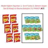 Model Eğitim Yayınları 1. Sınıf Turbo 2.dönem Eğitim Seti (6 Kitap) & Okuma Bahçesi 2 Li Set