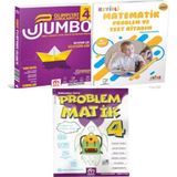 Model Eğitim Yayınları 4.Sınıf Olimpiyat Sorularıyla Jumbo Soru Bankası+Matematik Test Kitabım Ve Problematik