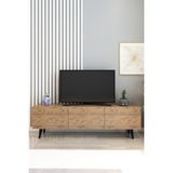 Model Ice 150 cm Tv Ünitesi – 3 Kapaklı Televizyon Ünitesi Modern Tv Sehpası | Televizyon Konsolu - Atlantik Çam