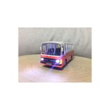 MODEL MAKET Maxx Wheels Sesli ve Işıklı Nostaljik Halk Otobüsü 15 Cm. - Turuncu