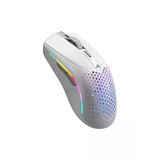 Model O 2 Mini Kablosuz Beyaz Oyuncu Faresi: 57 Gram, 210 Saate Kadar Pil Ömrü, Çifte Kablosuz 2.4 Ghz Ve Bluetooth 5.2, 26K Optik Sensör, 80 Mily