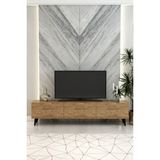 Model Vera 180 cm Televizyon Ünitesi 3 Kapaklı Tv Ünitesi – Modern Tv Sehpası | Televizyon Konsolu - Atlantik Çam