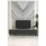 Model Vera 180 cm Televizyon Ünitesi 3 Kapaklı Tv Ünitesi – Modern Tv Sehpası | Televizyon Konsolu - Beyaz - Antrasit