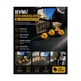 ModelAtölye 3D Mini Civciv Araç İçi Süsü, Klima Süsü, Masaüstü Dekoru, Sevimli Minik Figür, 3D Baskı Dekor, 1 Adet