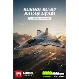 ModelBrixx Sukhoi SU-57 Savaş Uçağı Yapı Bloğu Seti 999 Parça
