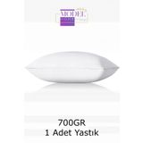 MODELHOME 1 Adet Boncuk Silikon Yastık (700 gram ) Antialerjik (50x70 Cm )