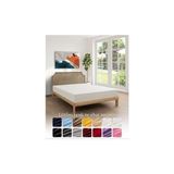 MODELHOME %100 Pamuk Penye Krem Lastikli Çarşaf Tek Kişilik 90x190 - 90 x 190 cm