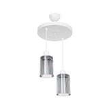 Modelight Aksel 2'li Optik Camlı Avize