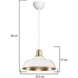 Modelight Arya Tekli Avize Beyaz/gold - 1 - Beyaz - Altın
