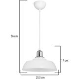 Modelight Arya Tekli Avize Opal/krom - Beyaz - Krom