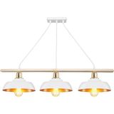 Modelight Arya Üçlü Avize Beyaz Gold - 3 - Beyaz - Gold