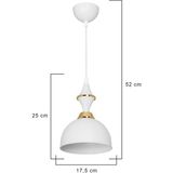 Modelight Bella Karo Beyaz/gold Sarkıt Yemek Odası Yatak Odası Oturma Odası Salon Mutfak Avizesi