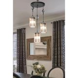 Modelight Ceylin 3Lu Siyah Optik Bal Camli Avize