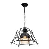 Modelight Ekin Metal Asimetrik Tekli Modern Siyah Sarkıt