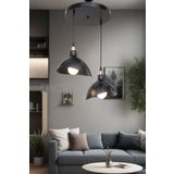 Modelight Esta 2Lı Avıze Sıyah Salon-Oturma Odası-Cocuk Odası-Yemek-Yatak Odası--Antre-Mutfak
