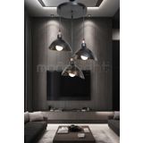 Modelight Esta 3Lu Avıze Sıyah Salon-Oturma Odası-Cocuk Odası-Yemek-Yatak Odası--Antre-Mutfak
