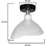 Modelight Esta Tekli Şeffaf Plofonyer Avize - 1
