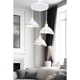 ModeLight Gima Üçlü Beyaz Avize