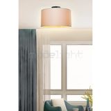 Modelight Goza 30 Cm Sılındır Plafonyer Avıze Fınlın Krem Salon-Oturma-Cocuk-Yemek-Yatak Odası--Antre-Mutfak