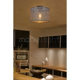 Modelight Goza 30 Cm Sılındır Plafonyer Avıze Sıyah Artı Desen Salon-Cocuk-Yemek-Yatak Odası-Antre-Mutfak