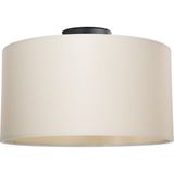 ModeLight Goza 38 cm Finlin Krem Silindir Plafonyer Avize