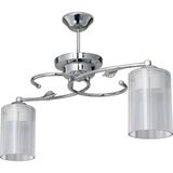 Modelight Işıl 2'li Optik Şeffaf Camlı Avize
