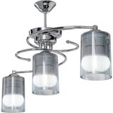 Modelight Işıl 3'lü Optik Füme Camlı Avize