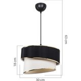 Modelight Paris Modern Pasta Avize Siyah Yemek Odası Yatak Odası Salon Mutfak Çocuk Odası