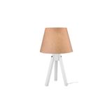 Modelight Tripod Abajur Beyaz Ayak / Kum Beji Sapka Mdl.2643