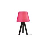 Modelight Tripod Abajur Kahve Ayak / Pembe Sapka Mdl.2651