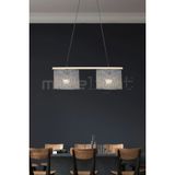 Modelight Zıgana 2Lı Avıze Naturel-Sıyah Artı Desenlı Salon-Oturma-Cocuk-Yemek-Yatak Odası--Antre-Mutfak