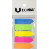 Modellino 100 Adet Ok Şeffaf Renkli Postit Dominic 5 RENKX20 Post-It Kitap Ayracı Ayraç Not Kağıdı - 1 Paket